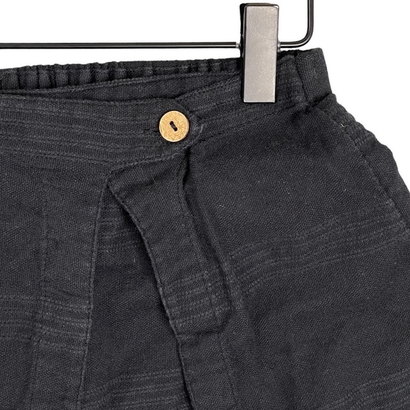 Free People Aint Nothin Like It Skort Set Small Black Crop Top Wrap Skirt - Picture 8 of 11